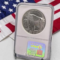 2001-D $1 American Buffalo Commemorative Silver Dollar NGC MS 69 (A)