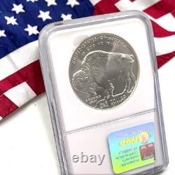 2001-D $1 American Buffalo Commemorative Silver Dollar NGC MS 69 (A)