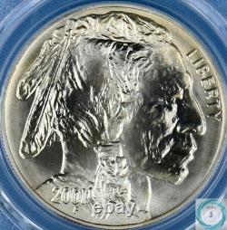 2001-D American Buffalo Commemorative Silver Dollar PCGS MS70 JEF Wet Sig Lbl