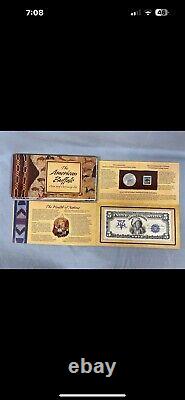 2001-D The American Buffalo Commemorative Coin and Currency Set Sealed