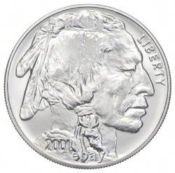 2001-D Unc Buffalo Commemorative Silver Dollar $1