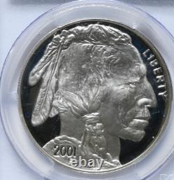 2001-P $1 Black Diamond PCGS PR69DCAM McClaren Collection Silver Buffalo Coin