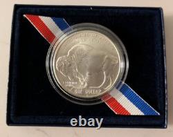 2001 P American Buffalo Commemorative Coin UNCIRCULATED Silver Dollar with COA