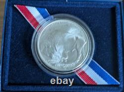 2001 P American Buffalo Commemorative Coin UNCIRCULATED Silver Dollar with COA