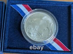 2001 P American Buffalo Commemorative Coin UNCIRCULATED Silver Dollar with COA