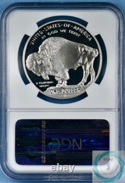 2001-P American Buffalo Commemorative Silver Dollar NGC PF 69 ULTRA CAMEO