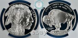 2001-P American Buffalo Commemorative Silver Dollar NGC PF 69 ULTRA CAMEO