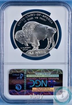 2001-P American Buffalo Commemorative Silver Dollar NGC PF 69 ULTRA CAMEO