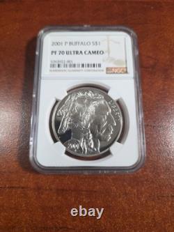 2001 P Buffalo $1 Commemorative NGC PF70 Ultra Cameo