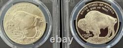 2001 P & D $1 Black Diamond Am. Buffalo 2 coin set