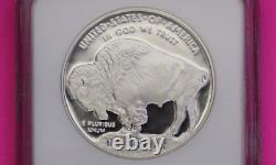 2001 P PF 69 Buffalo Commemorative Silver Dollar NGC Graded Authentic Slab 77