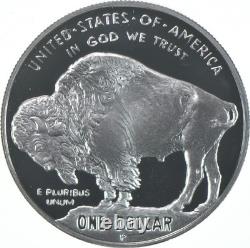 2001-P Proof Buffalo Commemorative Silver Dollar $1