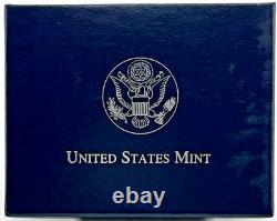 2001 Smithsonian American Buffalo Silver Commemorative $1 Uncirculated With Box