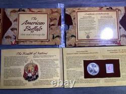 2001 The American Buffalo Complete Coin & Currency Set 121925 65ek