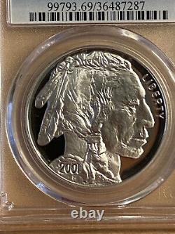 2001P proof Buffalo/Indian commemorative silver dollar. Bison PCGS PF69 UC