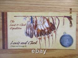 2004 United States Mint Lewis & Clark Coinage and Currency 4 Coin Set Bison Note