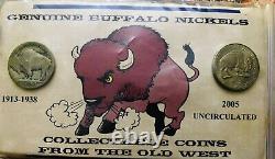 2005 Buffalo Bison Jefferson Nickel Coin Uncirculated + Buffalo Nickel 1913-1938