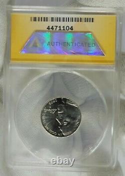 2005-D 5C Jefferson Nickel Speared Bison Die Gouge, ANACS MS65