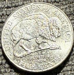 2005-D 5c SPEARED BISON TWO HORN, WOUNDED Nickel #005