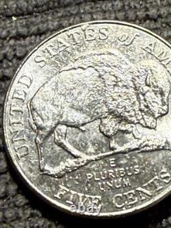 2005-D 5c SPEARED BISON TWO HORN, WOUNDED Nickel #005