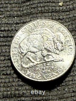 2005-D 5c SPEARED BISON TWO HORN, WOUNDED Nickel #005