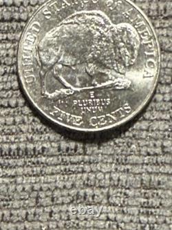 2005-D 5c SPEARED BISON TWO HORN, WOUNDED Nickel #005