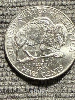 2005-D 5c SPEARED BISON TWO HORN, WOUNDED Nickel #005