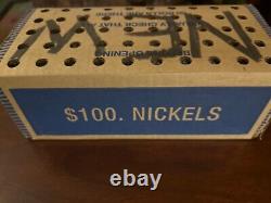 2005 D BISON BUFFALO Nickel 50 Roll Original Sealed Bank Box