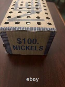 2005 D BISON BUFFALO Nickel 50 Roll Original Sealed Bank Box