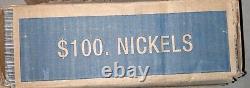 2005 D BISON BUFFALO Nickel 50 Roll Original Sealed Bank Box-FS ER-WOW