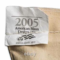 2005-D Bison Nickel $50 U. S. Mint Sealed Bag BU SKU#251615