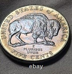 2005 D Bison Nickel Beautiful Toning DDO