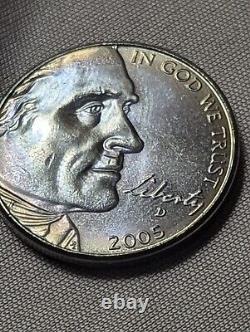 2005 D Bison Nickel Beautiful Toning DDO