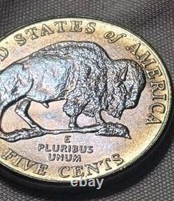 2005 D Bison Nickel Beautiful Toning DDO