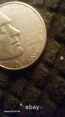 2005 D Buffalo nickel with mint defects
