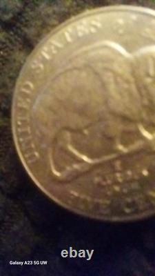 2005 D Buffalo nickel with mint defects