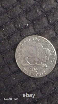 2005 D Buffalo nickel with mint defects