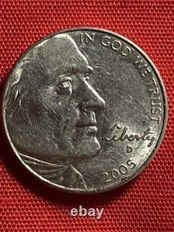 2005-D Jefferson Bison Diferent Errors In Mint Cello Mint Mark On Rim