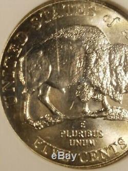 2005 D Speared Bison Ngc Ms 64 Reverse Die Gouge Mint Error