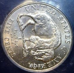 2005 ERROR ANACS AU58 90' ROTATED REVERSE BISON Jefferson Nickel CH AU RARE Coin