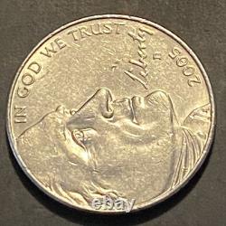 2005 Jefferson D 5 cents Buffalo Rare Error Coin