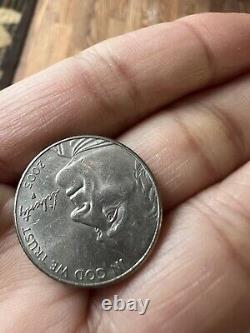 2005 Jefferson Mint Silver Buffalo Nickel- Five Cent Coin, Rare Strike