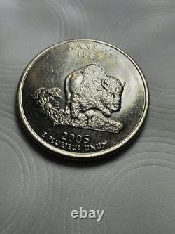 2005 Kansas State Quarter Buffalo Coin
