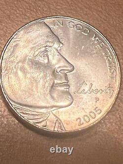 2005-P 5C Bison Jefferson Nickel