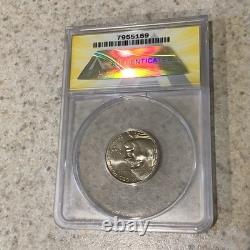 2005-P 5C Jefferson Nickel BISON DETACHED LEG ANACS MS 65