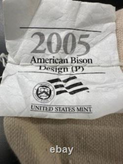 2005 P BISON westward Journey series Nickel $50.00 Unopened Mint Bag