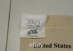 2005 P & D American Bison Nickels, (Westward Journey) Unopened $25 Mint Bag