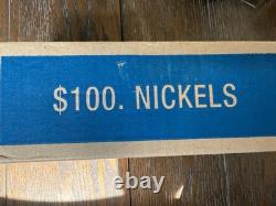 2005 P&D BISON BUFFALO Nickel Westward Journey 50 Roll Original Sealed Bank Box