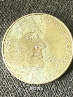 2005 P Jefferson Nickel Speared Bison/Buffalo