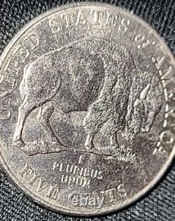 2005 P Speared Bison Jefferson Nickel Buffalo Error Nickels